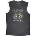 Def Leppard Diamond Star Halos Charcoal Grey L Majica