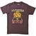 T-Shirt Def Leppard Hysteria World Tour (Back Print) Brown M T-Shirt