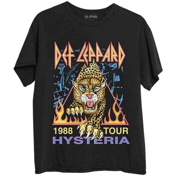 T-Shirt Def Leppard Hysteria '88 (Back Print) Black L T-Shirt - 1