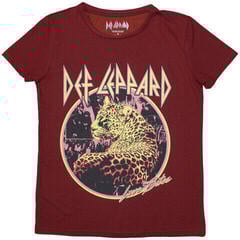 T-shirt Def Leppard Love Bites Red 2XL Feminino T-shirt