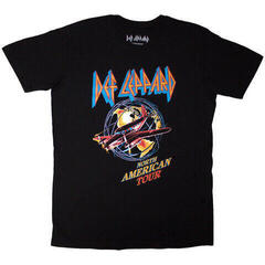 Skjorte Def Leppard North American Tour (Back Print) Black L Skjorte