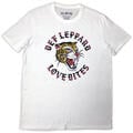 Def Leppard Love Bites Circle White L Сорочка