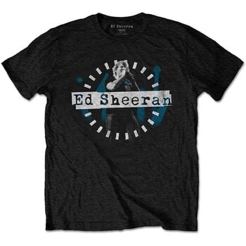 Camiseta de manga corta Ed Sheeran Dashed Stage Photo Black 2XL Camiseta de manga corta - 1