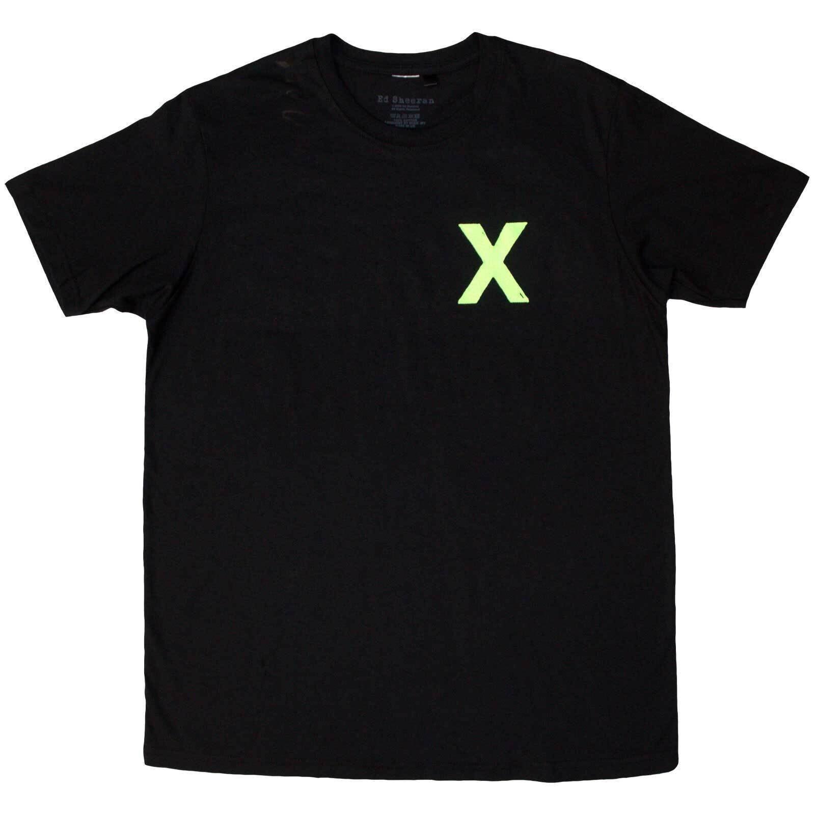Skjorte Ed Sheeran Multiply Pocket - Sing (Back Print) Black XL Skjorte