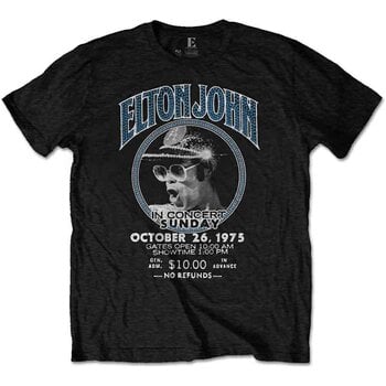 Tricou Elton John Live In Concert Black 2XL Tricou - 1