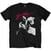 T-Shirt Elton John Pink Brush (Back Print) Black L T-Shirt