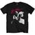 T-shirt Elton John Pink Brush (Back Print) Black XL T-shirt