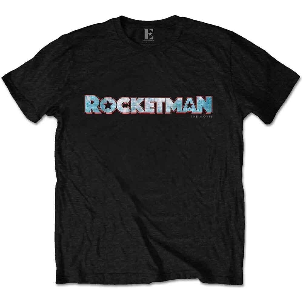 Shirt Elton John Rocketman Movie Logo Black M Shirt