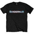 Elton John Rocketman Movie Logo Black L Skjorte