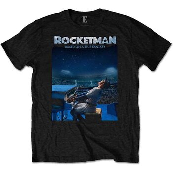 T-Shirt Elton John Rocketman Starry Night Black 2XL T-Shirt - 1