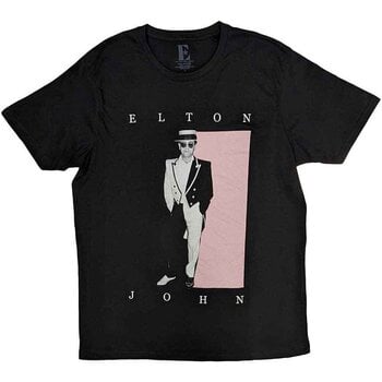 T-shirt Elton John Tux Photo Black XL T-shirt - 1