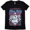 Elton John Psych Vintage Black M Ladies T-Shirt