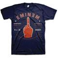 Eminem Detroit Finger Navy Blue XL T-Shirt