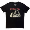 Eminem Eminem Script Lyrics (Back Print) Black XL Tricou