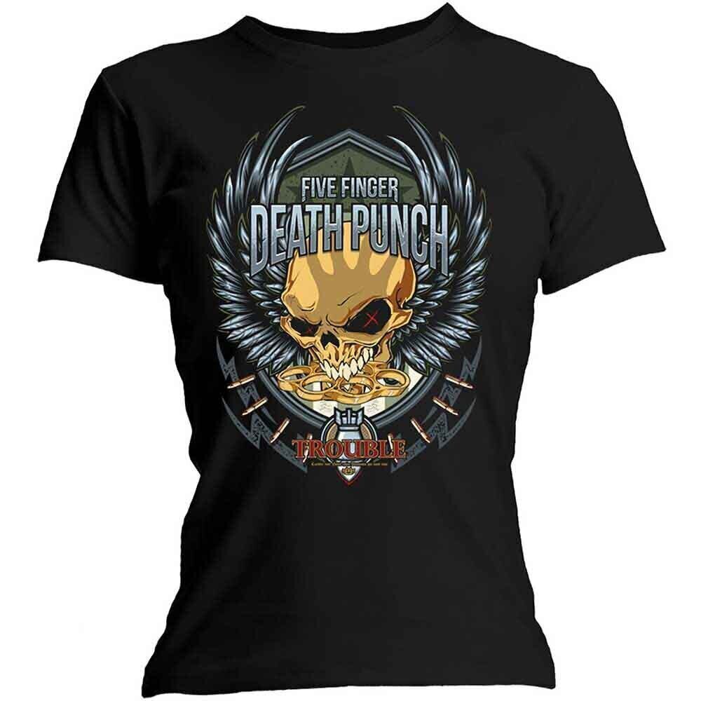Košulja Five Finger Death Punch Trouble Black M Ženske Košulja