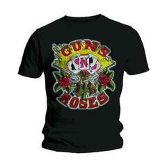 T-shirt Guns N' Roses Cards Black XL T-shirt