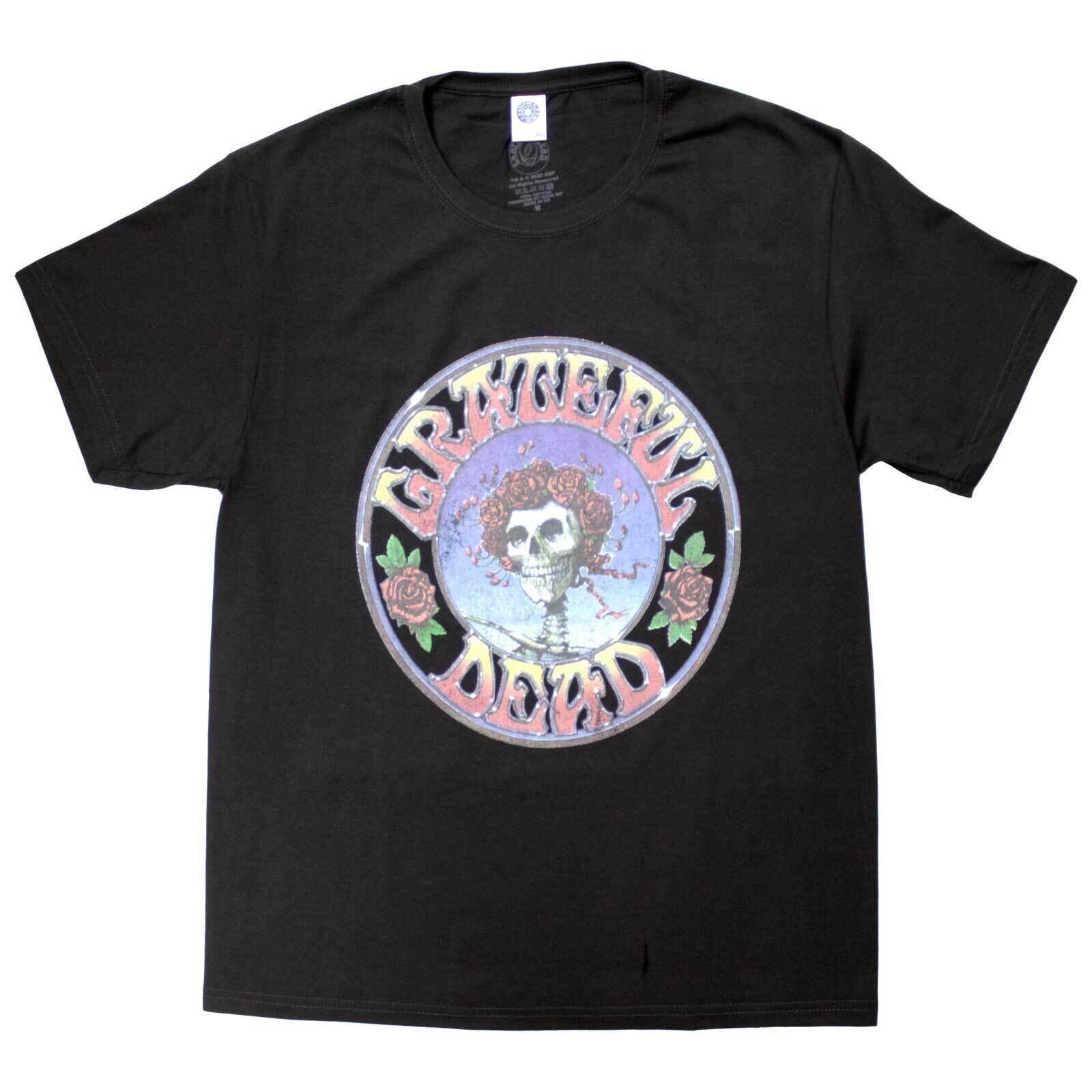 T-shirt Grateful Dead Bertha Circle Vintage Wash Very Dark Charcoal Grey XL T-shirt
