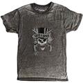 Guns N' Roses Faded Skull (Burnout) Charcoal Grey XL T-Shirt