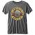 T-Shirt Guns N' Roses Classic Logo (Burnout) Charcoal Grey 2XL T-Shirt