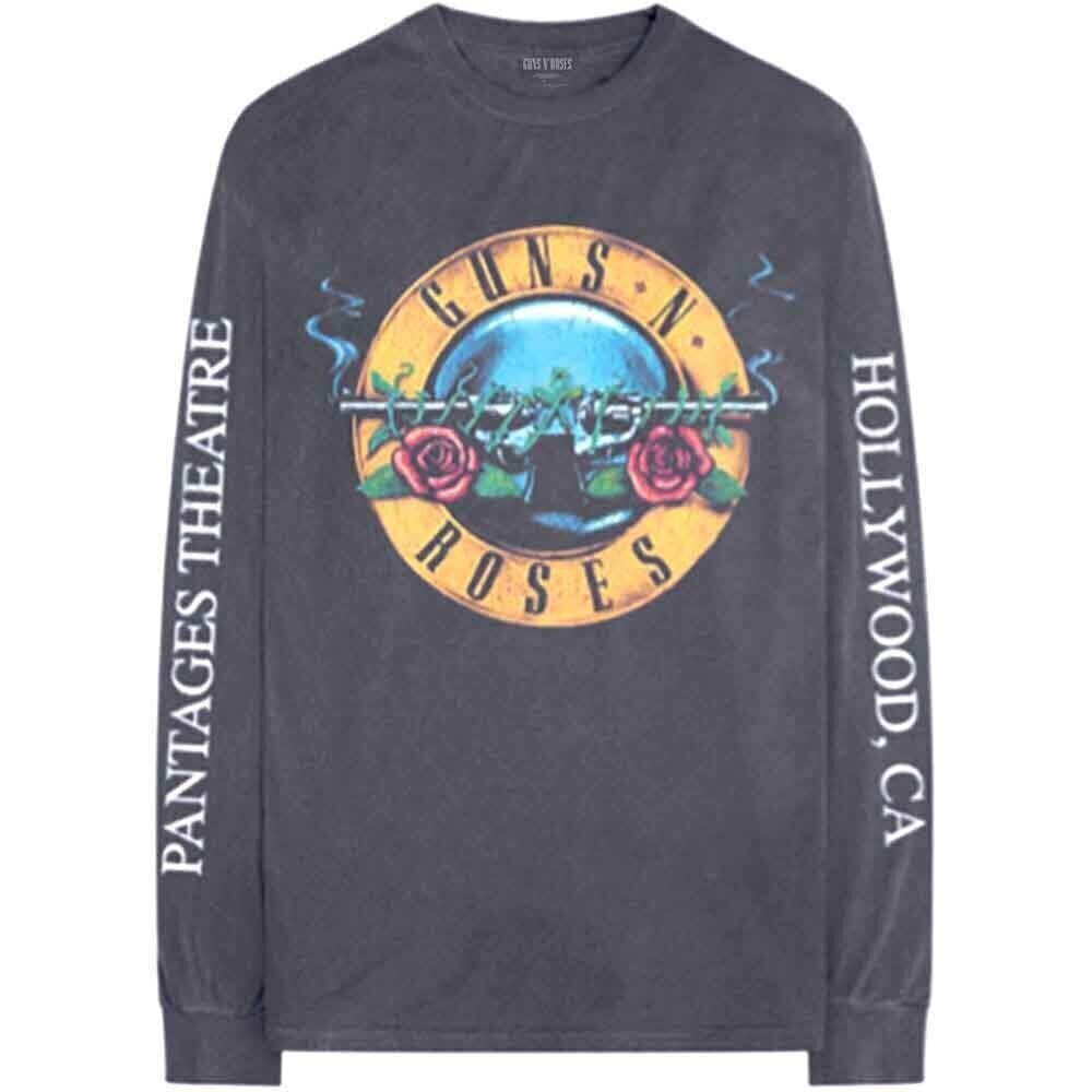 Košulja Guns N' Roses Hollywood Tour (Back & Sleeve Print) Charcoal Grey S Košulja