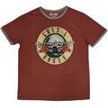 Guns N' Roses Classic Logo (Ringer) Red XL T-Shirt