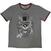 T-Shirt Guns N' Roses Faded Skull (Ringer) Grey L T-Shirt