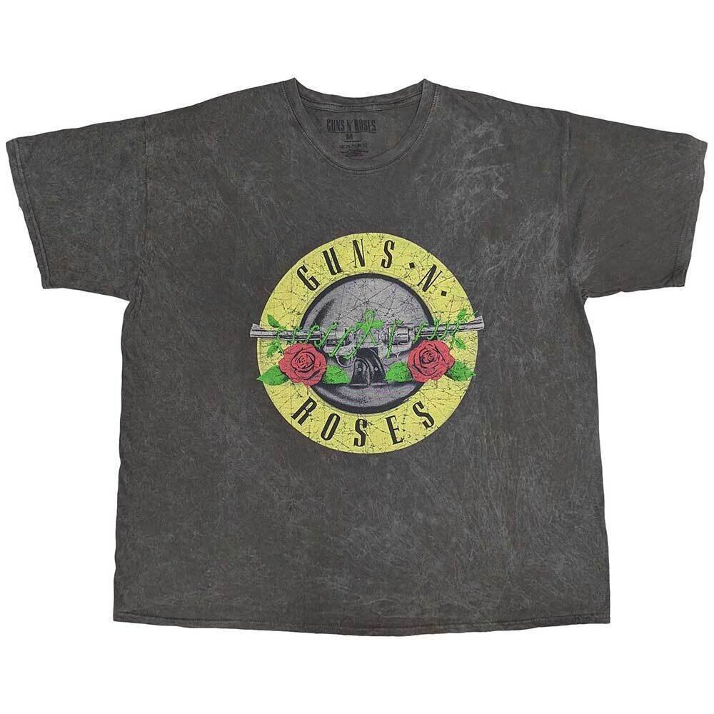 T-Shirt Guns N' Roses Classic Logo (Oversized) Charcoal Grey L T-Shirt