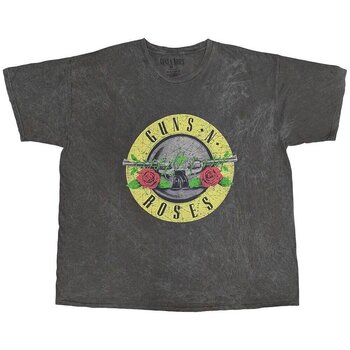T-Shirt Guns N' Roses Classic Logo (Oversized) Charcoal Grey L T-Shirt - 1