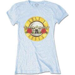 Tricou Guns N' Roses Classic Bullet Logo (Skinny Fit) Powder Blue L Damă Tricou