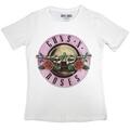 Guns N' Roses Classic Logo White L De mujer Camiseta de manga corta