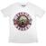 T-shirt Guns N' Roses Classic Logo White XL Feminino T-shirt
