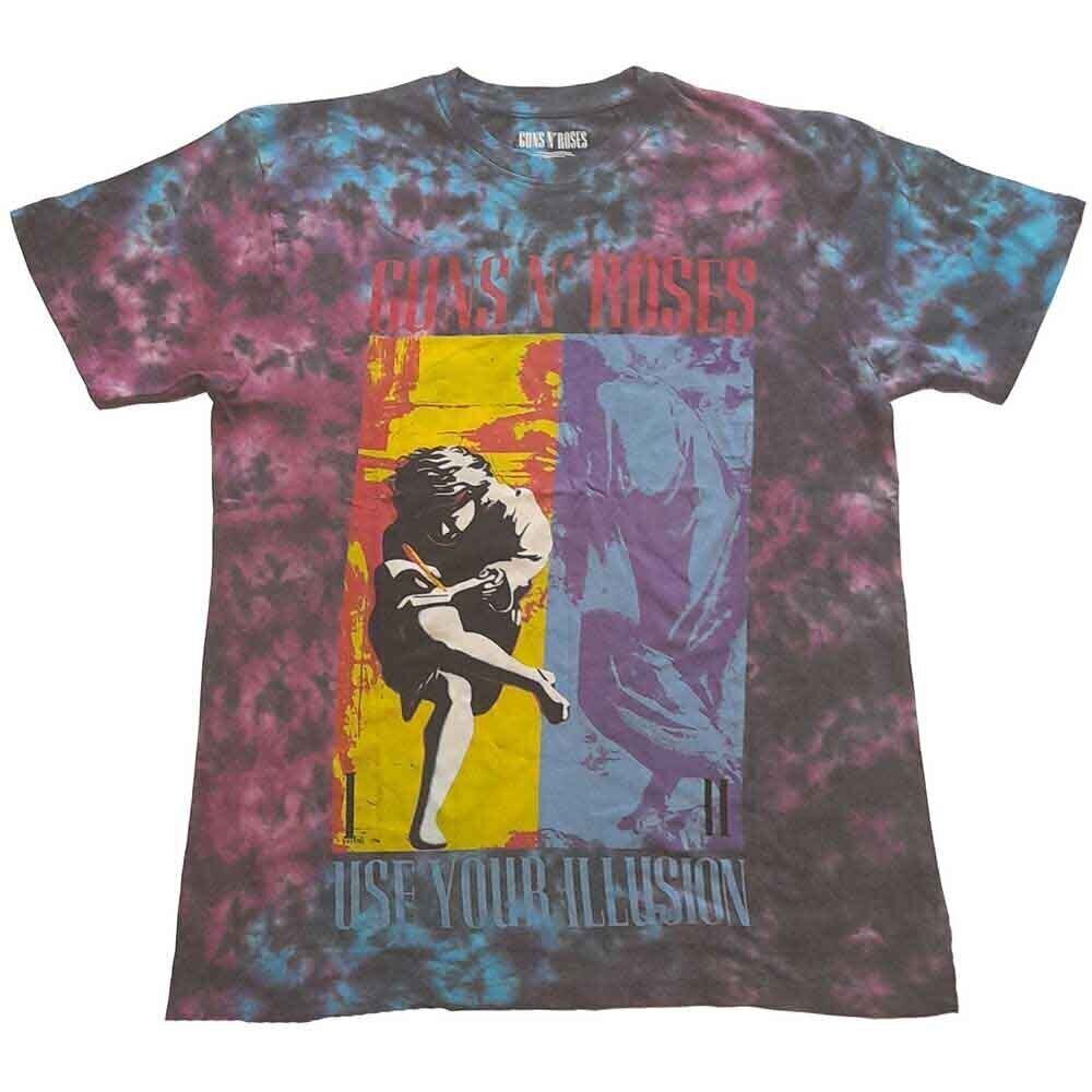 T-Shirt Guns N' Roses Use Your Illusion (Wash Collection) Blue 2XL T-Shirt