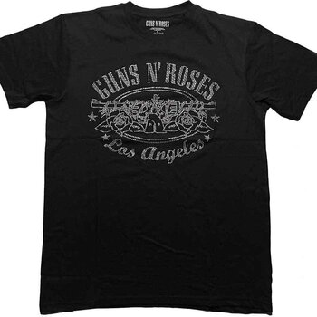 Skjorte Guns N' Roses LA Logo (Embellished) Black XL Skjorte - 1
