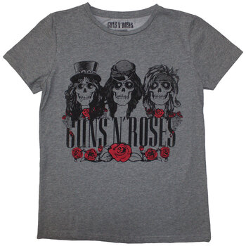 T-Shirt Guns N' Roses Hell Group Grey L Damen T-Shirt - 1