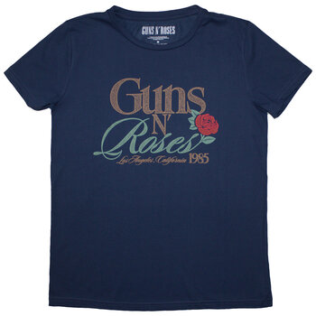 T-Shirt Guns N' Roses California 1985 Denim Blue L Ladies T-Shirt - 1