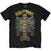 T-Shirt Guns N' Roses Skull Cross 80s Black 2XL T-Shirt