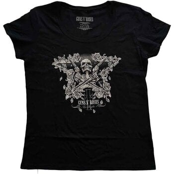 T-Shirt Guns N' Roses Skeleton Guns Black M Ladies T-Shirt - 1