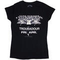 Guns N' Roses Troubadour Flyer Black L Ženske Majica