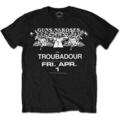 Guns N' Roses Troubadour Flyer Black L T-Shirt