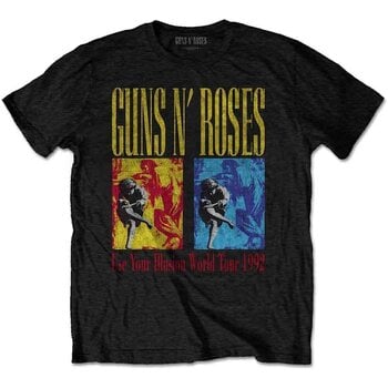 Skjorte Guns N' Roses Use Your Illusion World Tour (Back Print) Black M Skjorte - 1