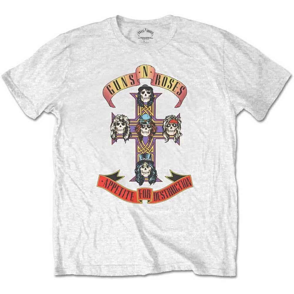 Риза Guns N' Roses Appetite for Destruction White 2XL Риза