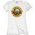 Majica Guns N' Roses Classic Logo White L Ženske Majica