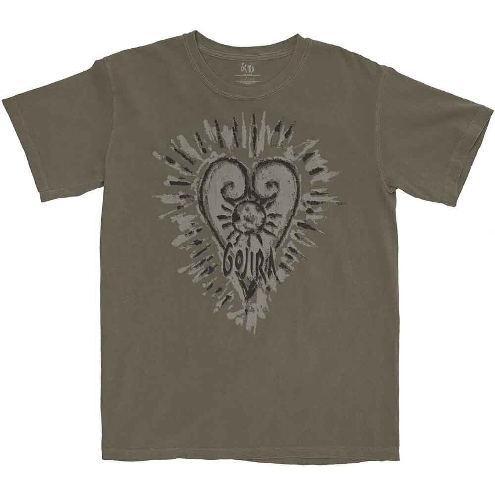 T-shirt Gojira Fortitude Heart Black L T-shirt