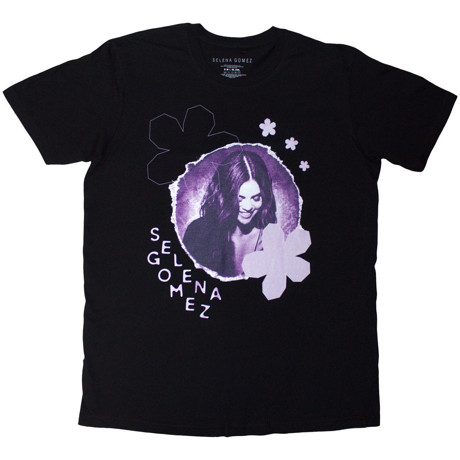Košulja Selena Gomez Purple Floral Black M Košulja