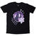 T-Shirt Selena Gomez Purple Floral Black L T-Shirt