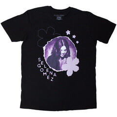 T-shirt Selena Gomez Purple Floral