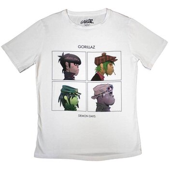 Košulja Gorillaz Demon Days White S Ženske Košulja - 1