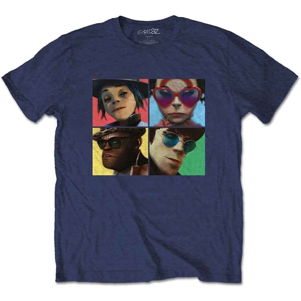 T-shirt Gorillaz Humanz Navy Blue L T-shirt