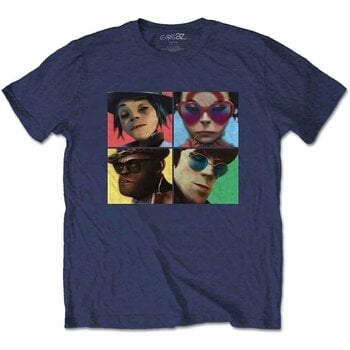 T-shirt Gorillaz Humanz Navy Blue L T-shirt - 1
