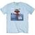 T-shirt Gorillaz Plastic Beach Light Blue L T-shirt